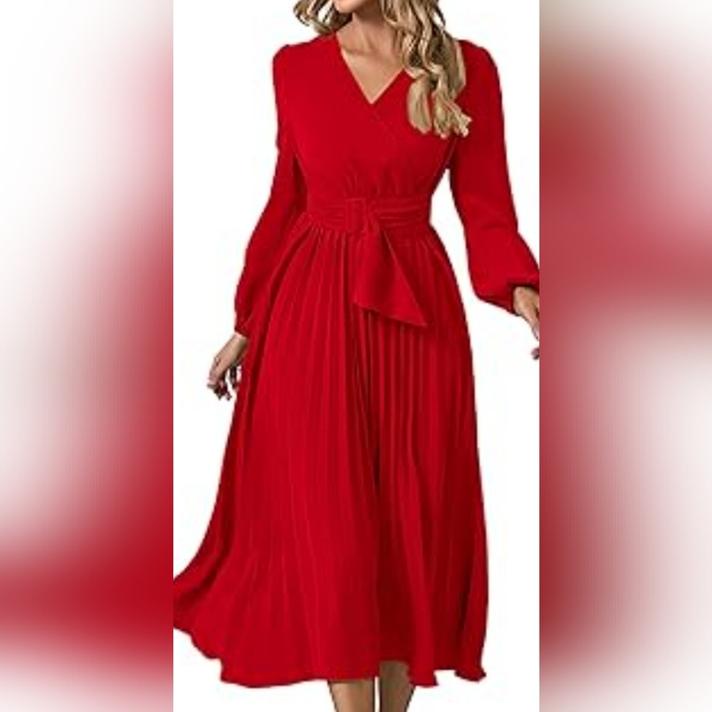 S-Deer Dress Brand New red